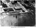 Dike protects Fargo's City Hall from Red flood waters-John Anderson 4-15-1965 Forum.jpg