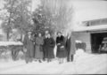 Antique-Shop-Negatives-2 -Family-Group-Standing-In-Snowy-Driveway.jpg