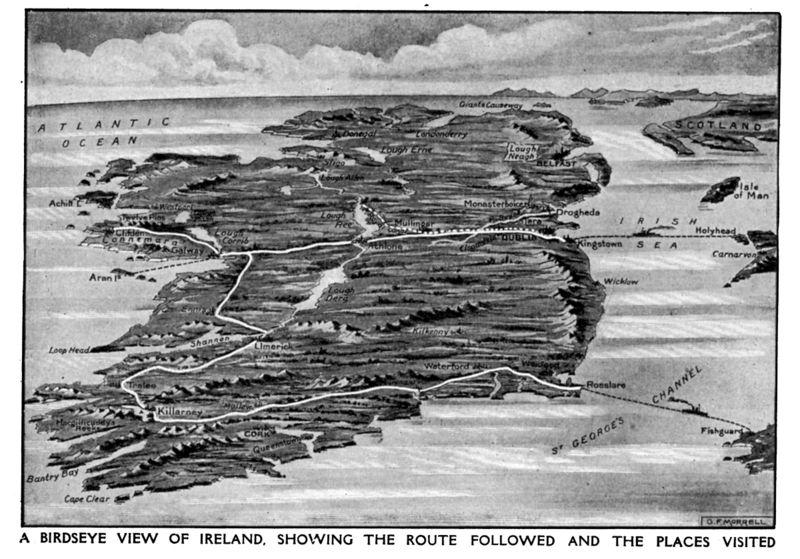 Map Of Ireland In Irish. Labels: 1910s, ireland, maps,