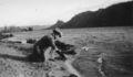 Helene at Lakeshore, 1915.jpg